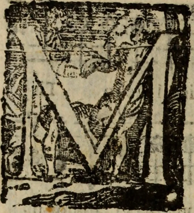 An illustration from Madrigali ... a cinqve voci. Libro primo[-sesto] .., 1611, leaf 37