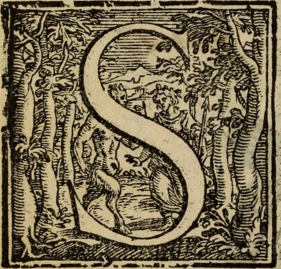 An illustration from Madrigali ... a cinqve voci. Libro primo[-sesto] .., 1611, leaf 389