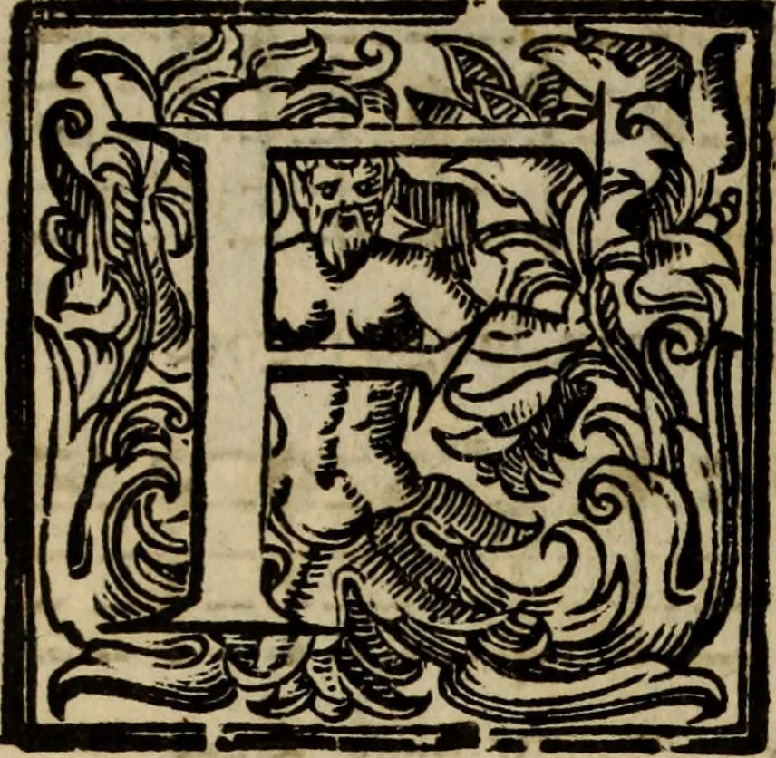 An illustration from Madrigali ... a cinqve voci. Libro primo[-sesto] .., 1611, leaf 397