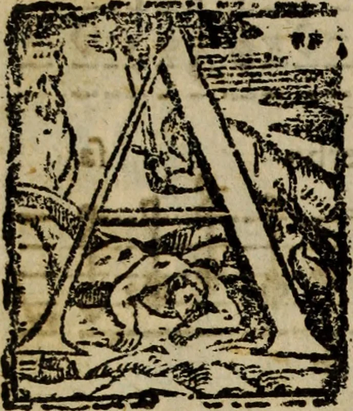 An illustration from Madrigali ... a cinqve voci. Libro primo[-sesto] .., 1611, leaf 403