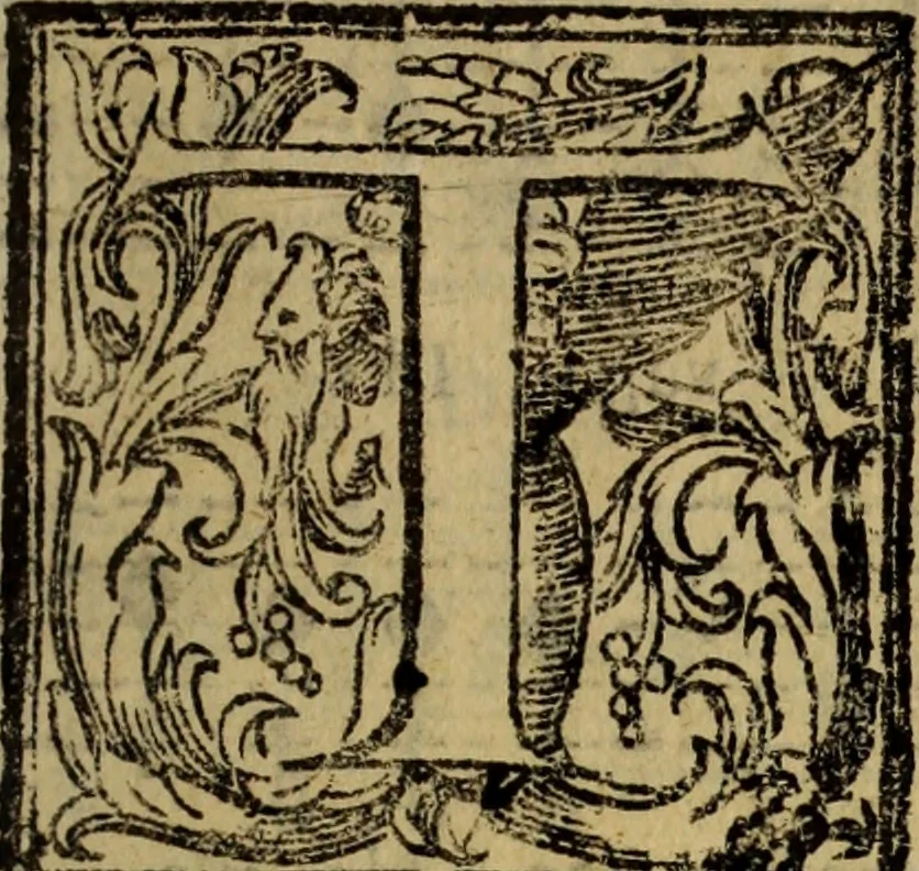 An illustration from Madrigali ... a cinqve voci. Libro primo[-sesto] .., 1611, leaf 408
