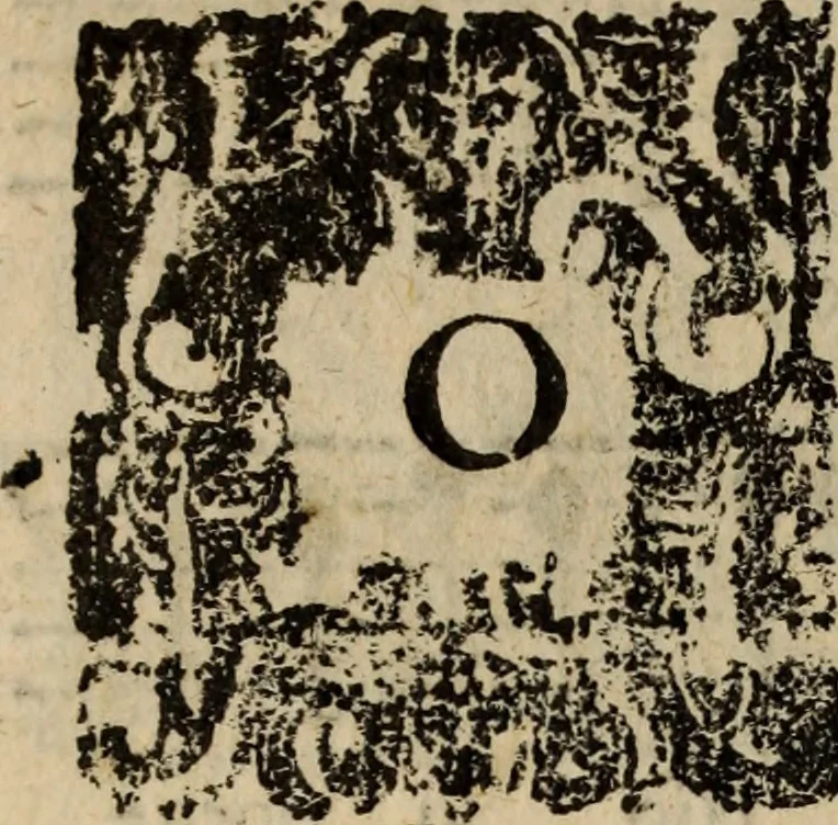 An illustration from Madrigali ... a cinqve voci. Libro primo[-sesto] .., 1611, leaf 423