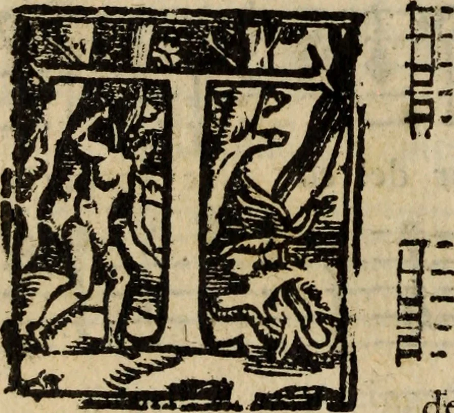 An illustration from Madrigali ... a cinqve voci. Libro primo[-sesto] .., 1611, leaf 423