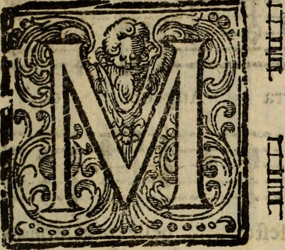 An illustration from Madrigali ... a cinqve voci. Libro primo[-sesto] .., 1611, leaf 426