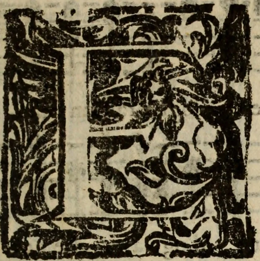 An illustration from Madrigali ... a cinqve voci. Libro primo[-sesto] .., 1611, leaf 428