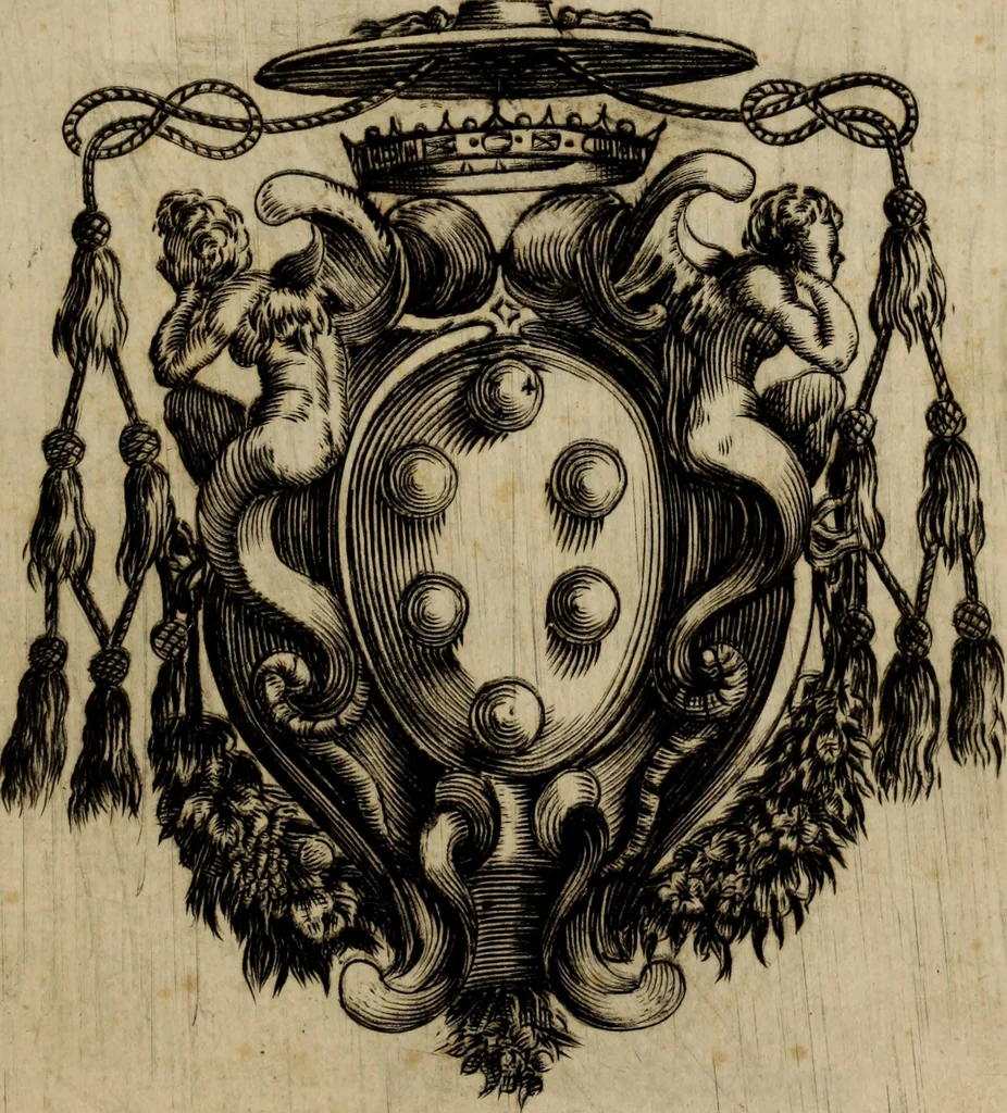 An illustration from Madrigali ... a cinqve voci. Libro primo[-sesto] .., 1611, leaf 436