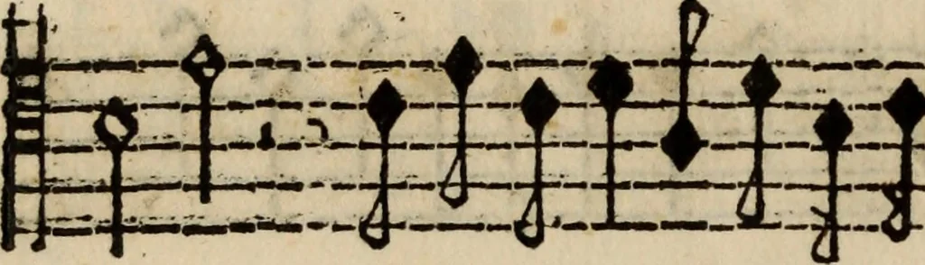 An illustration from Madrigali ... a cinqve voci. Libro primo[-sesto] .., 1611, leaf 453