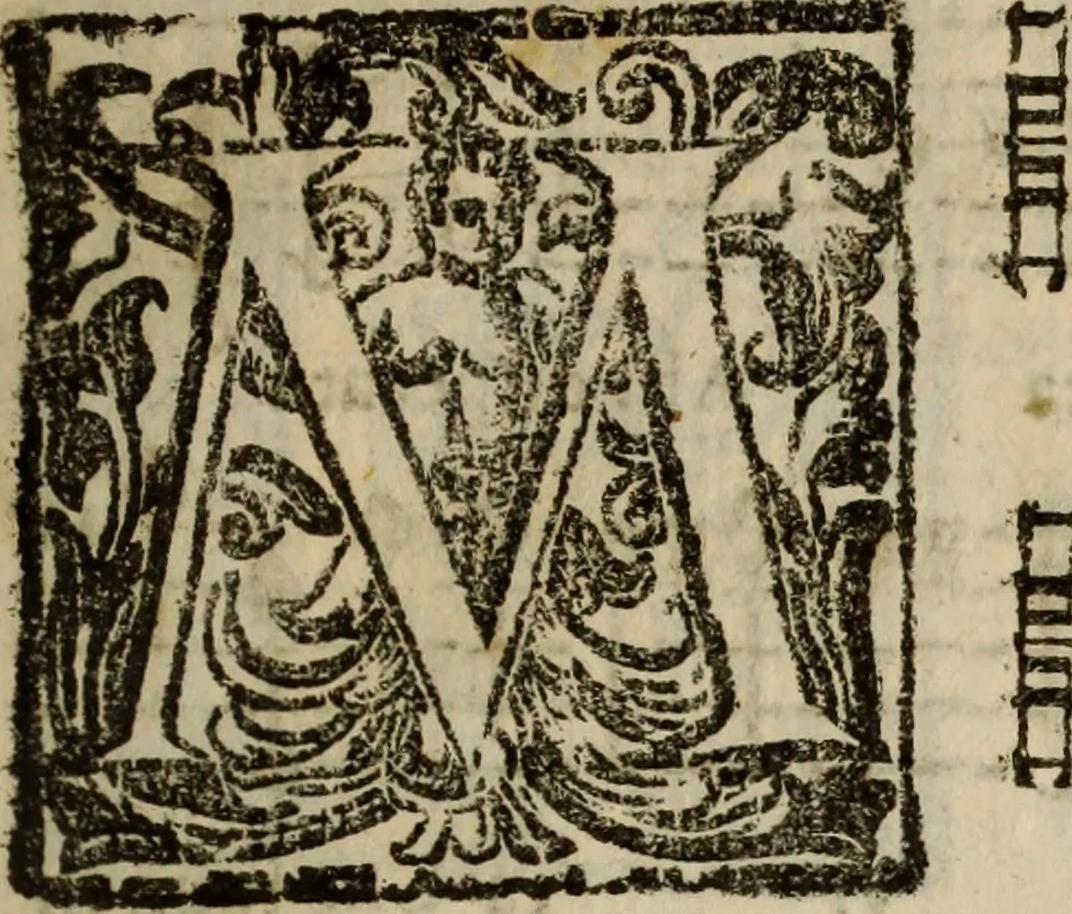 An illustration from Madrigali ... a cinqve voci. Libro primo[-sesto] .., 1611, leaf 46