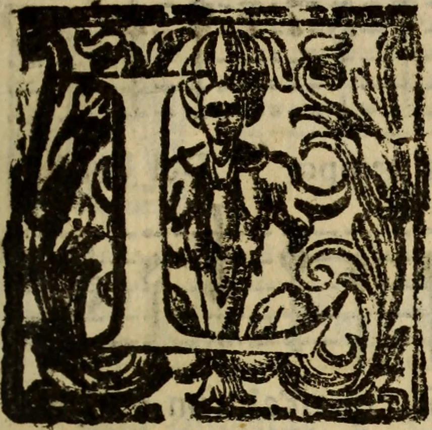 An illustration from Madrigali ... a cinqve voci. Libro primo[-sesto] .., 1611, leaf 48