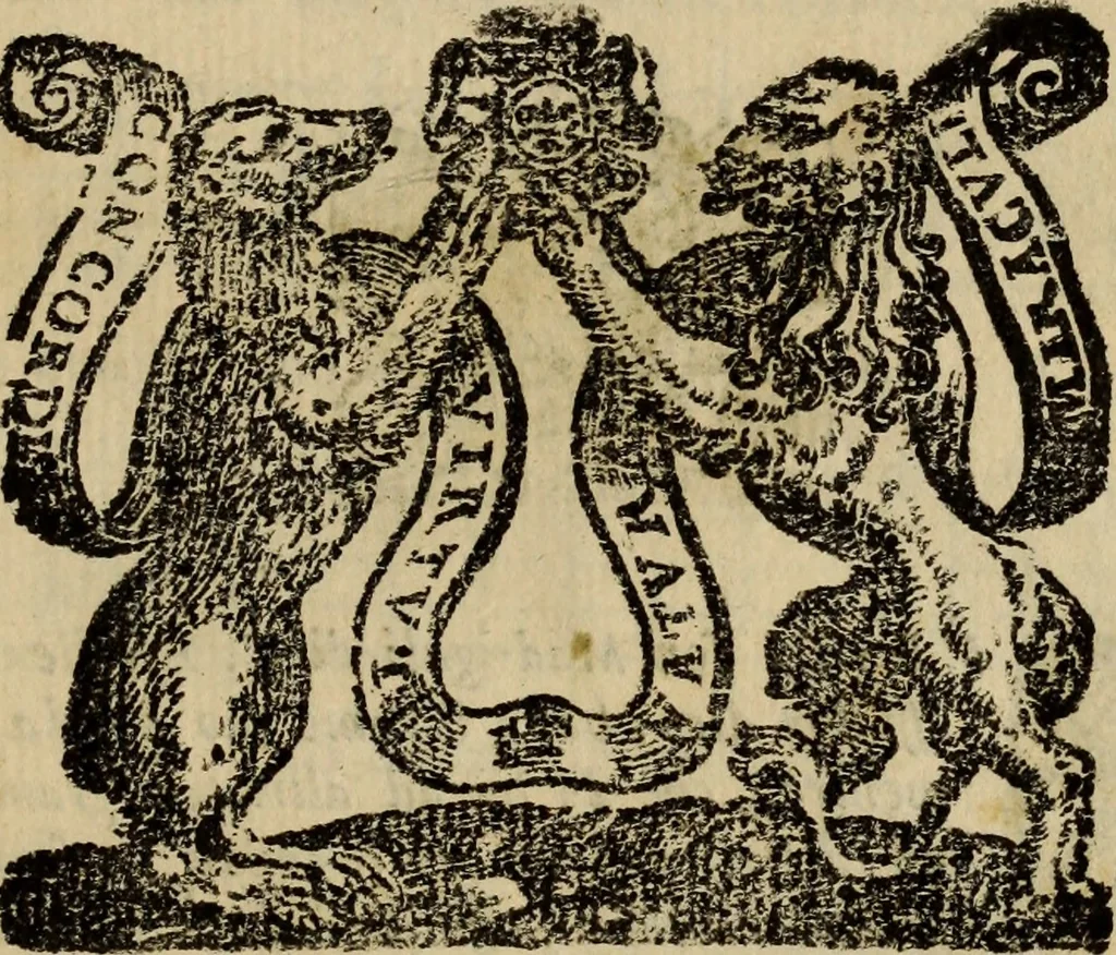 An illustration from Madrigali ... a cinqve voci. Libro primo[-sesto] .., 1611, leaf 64
