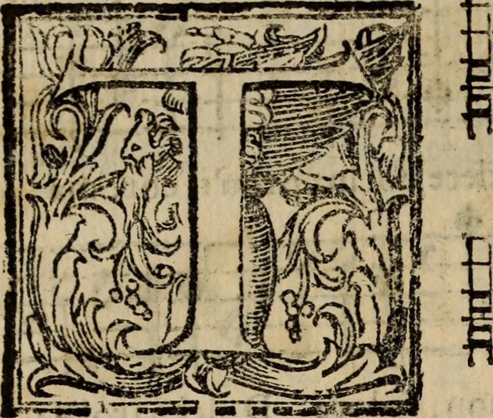 An illustration from Madrigali ... a cinqve voci. Libro primo[-sesto] .., 1611, leaf 67