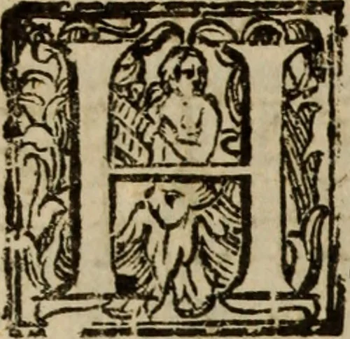 An illustration from Madrigali ... a cinqve voci. Libro primo[-sesto] .., 1611, leaf 7