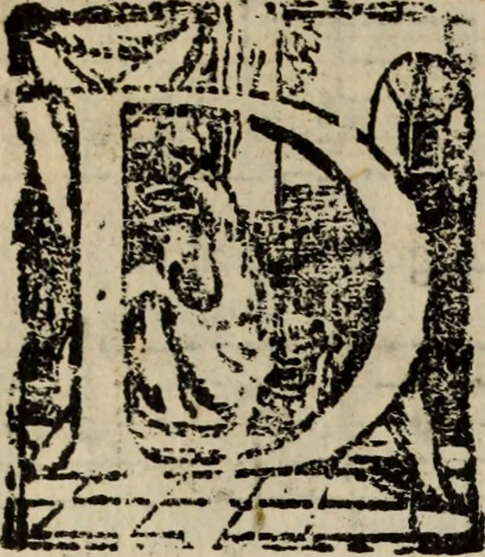 An illustration from Madrigali ... a cinqve voci. Libro primo[-sesto] .., 1611, leaf 75