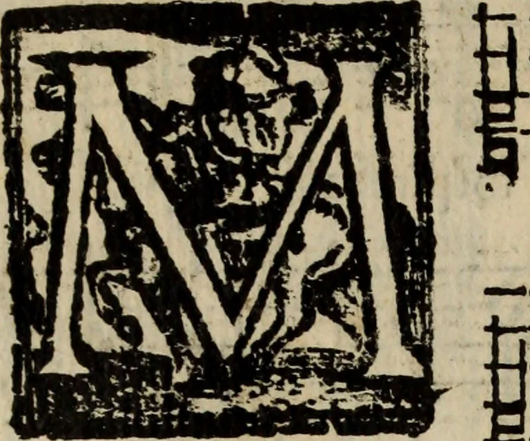 An illustration from Madrigali ... a cinqve voci. Libro primo[-sesto] .., 1611, leaf 79