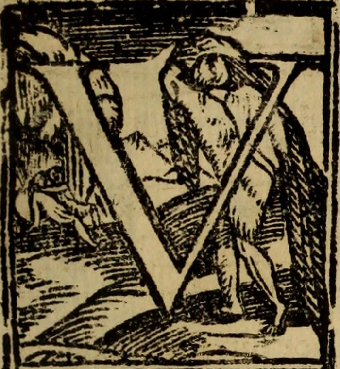 An illustration from Madrigali ... a cinqve voci. Libro primo[-sesto] .., 1611, leaf 86