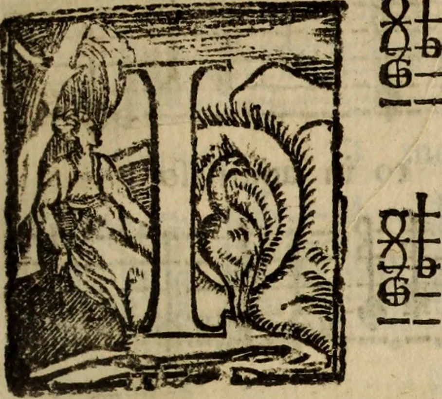 An illustration from Madrigali ... a cinqve voci. Libro primo[-sesto] .., 1611, leaf 92