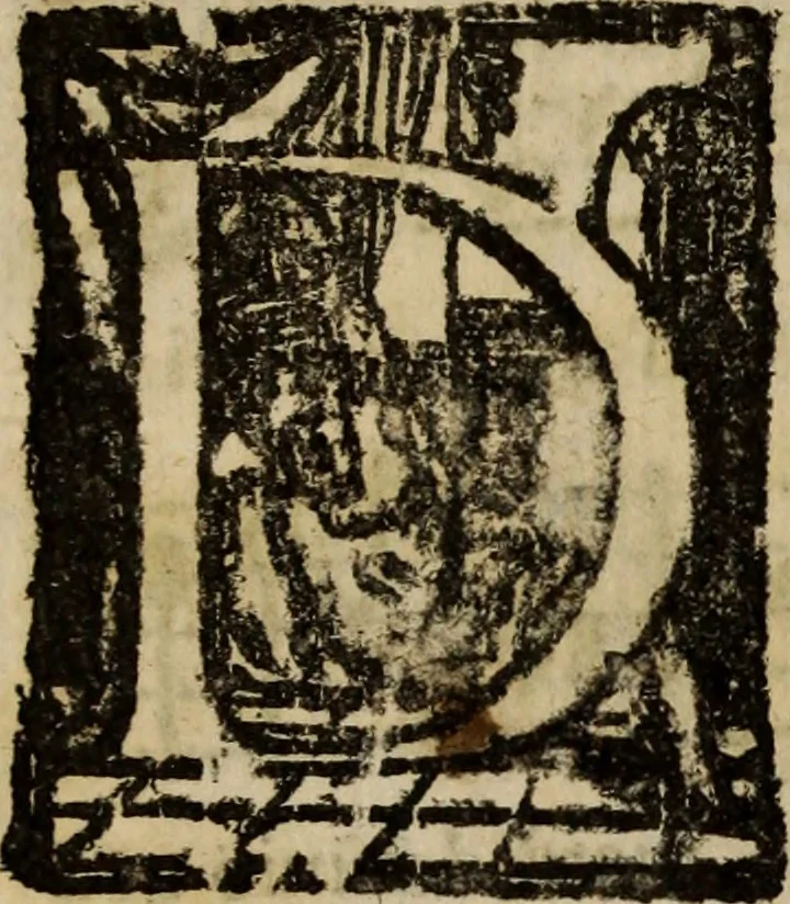An illustration from Madrigali ... a cinqve voci. Libro primo[-sesto] .., 1611, leaf 93
