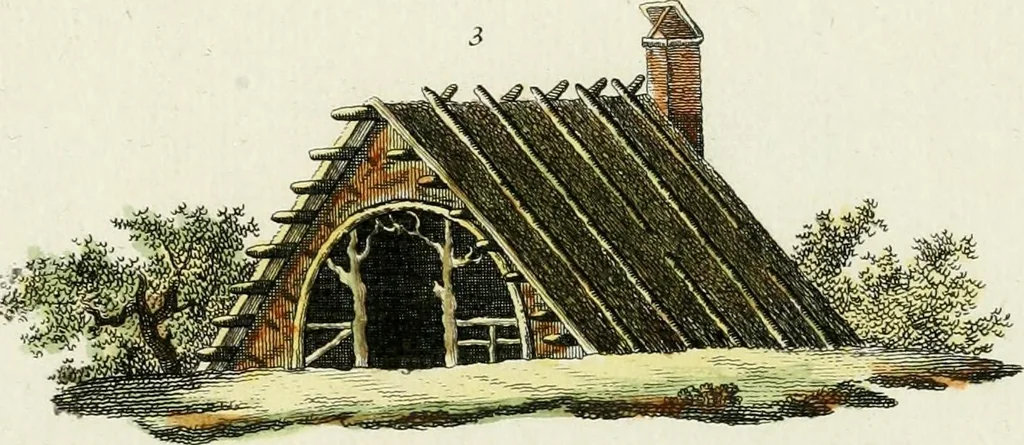 An illustration from Magazijn van tuin-sieraaden, of, Verzameling van modellen van aanleg en sieraad, voor groote en kleine lust-hoven, voorn amelijk van dezulke die, met weinig kosten, te maaken zijn, 1802, leaf 14
