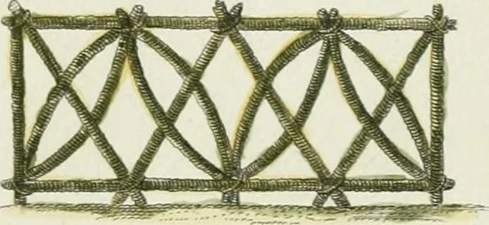 An illustration from Magazijn van tuin-sieraaden, of, Verzameling van modellen van aanleg en sieraad, voor groote en kleine lust-hoven, voorn amelijk van dezulke die, met weinig kosten, te maaken zijn, 1802, leaf 12