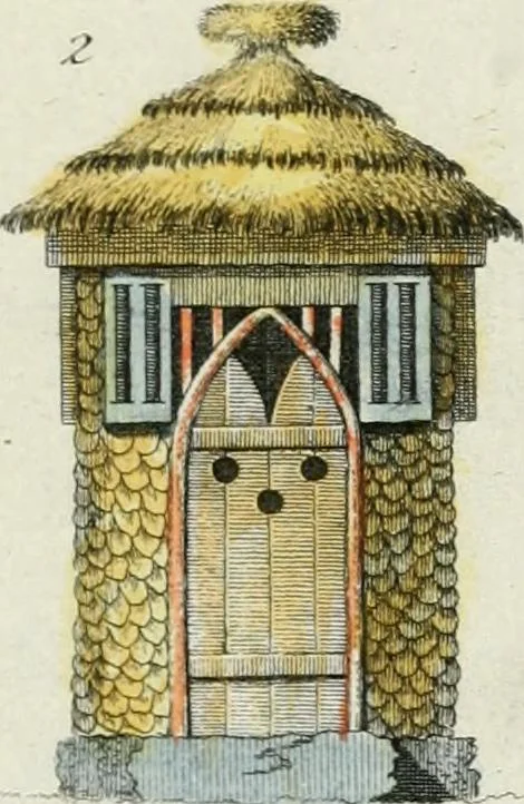 An illustration from Magazijn van tuin-sieraaden, of, Verzameling van modellen van aanleg en sieraad, voor groote en kleine lust-hoven, voorn amelijk van dezulke die, met weinig kosten, te maaken zijn, 1802, leaf 10