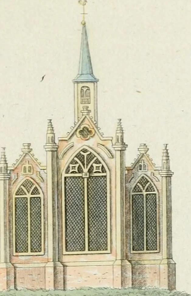 An illustration from Magazijn van tuin-sieraaden, of, Verzameling van modellen van aanleg en sieraad, voor groote en kleine lust-hoven, voorn amelijk van dezulke die, met weinig kosten, te maaken zijn, 1802, leaf 18