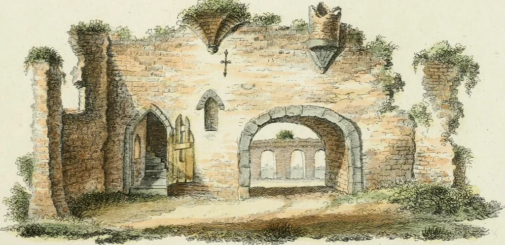 An illustration from Magazijn van tuin-sieraaden, of, Verzameling van modellen van aanleg en sieraad, voor groote en kleine lust-hoven, voorn amelijk van dezulke die, met weinig kosten, te maaken zijn, 1802, leaf 14