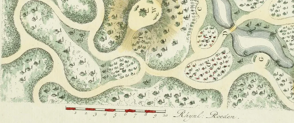 An illustration from Magazijn van tuin-sieraaden, of, Verzameling van modellen van aanleg en sieraad, voor groote en kleine lust-hoven, voorn amelijk van dezulke die, met weinig kosten, te maaken zijn, 1802, leaf 20
