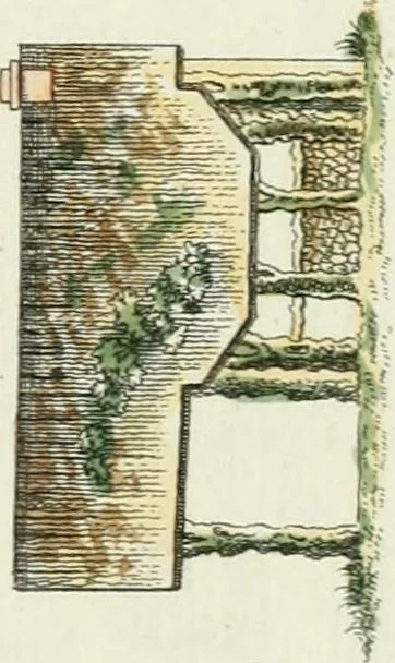 An illustration from Magazijn van tuin-sieraaden, of, Verzameling van modellen van aanleg en sieraad, voor groote en kleine lust-hoven, voorn amelijk van dezulke die, met weinig kosten, te maaken zijn, 1802, leaf 10