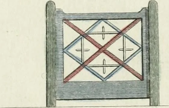 An illustration from Magazijn van tuin-sieraaden, of, Verzameling van modellen van aanleg en sieraad, voor groote en kleine lust-hoven, voorn amelijk van dezulke die, met weinig kosten, te maaken zijn, 1802, leaf 8
