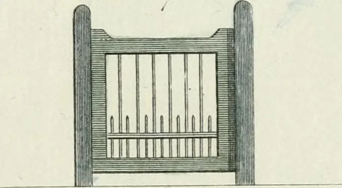 An illustration from Magazijn van tuin-sieraaden, of, Verzameling van modellen van aanleg en sieraad, voor groote en kleine lust-hoven, voorn amelijk van dezulke die, met weinig kosten, te maaken zijn, 1802, leaf 8