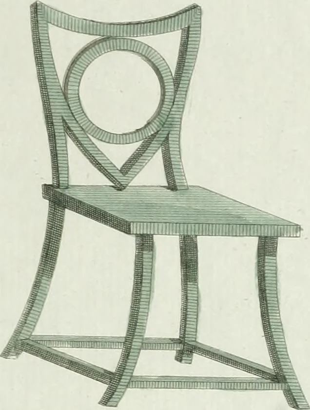 An illustration from Magazijn van tuin-sieraaden, of, Verzameling van modellen van aanleg en sieraad, voor groote en kleine lust-hoven, voorn amelijk van dezulke die, met weinig kosten, te maaken zijn, 1802, leaf 10