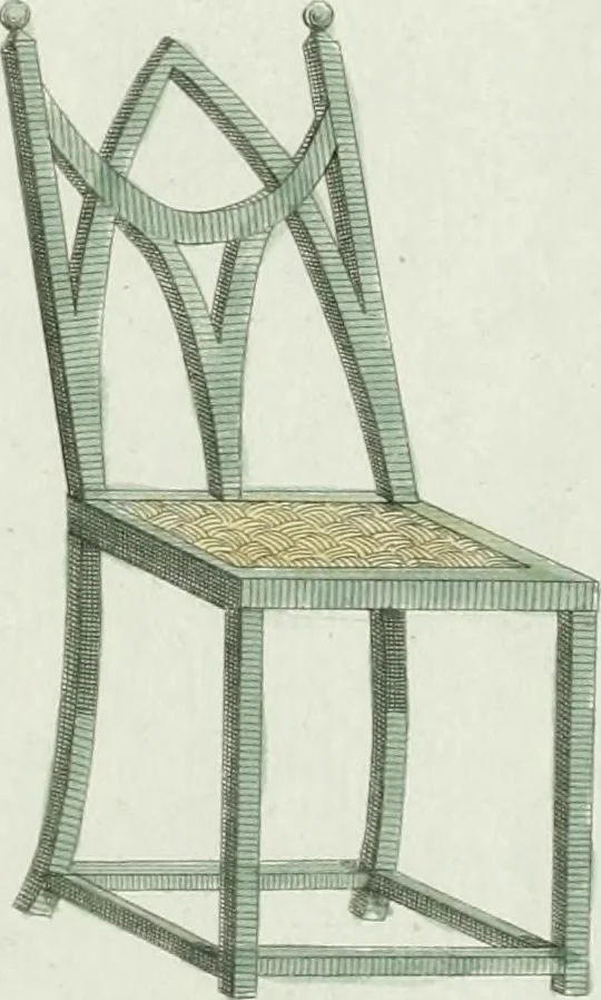An illustration from Magazijn van tuin-sieraaden, of, Verzameling van modellen van aanleg en sieraad, voor groote en kleine lust-hoven, voorn amelijk van dezulke die, met weinig kosten, te maaken zijn, 1802, leaf 10
