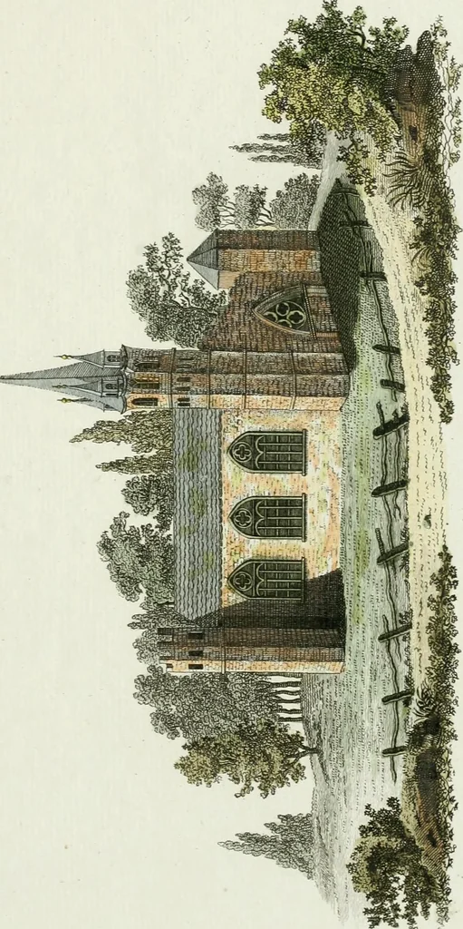 An illustration from Magazijn van tuin-sieraaden, of, Verzameling van modellen van aanleg en sieraad, voor groote en kleine lust-hoven, voorn amelijk van dezulke die, met weinig kosten, te maaken zijn, 1802, leaf 8