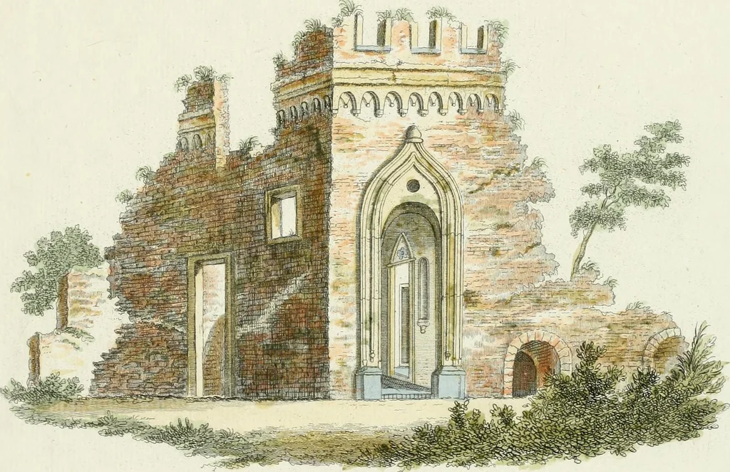 An illustration from Magazijn van tuin-sieraaden, of, Verzameling van modellen van aanleg en sieraad, voor groote en kleine lust-hoven, voorn amelijk van dezulke die, met weinig kosten, te maaken zijn, 1802, leaf 16