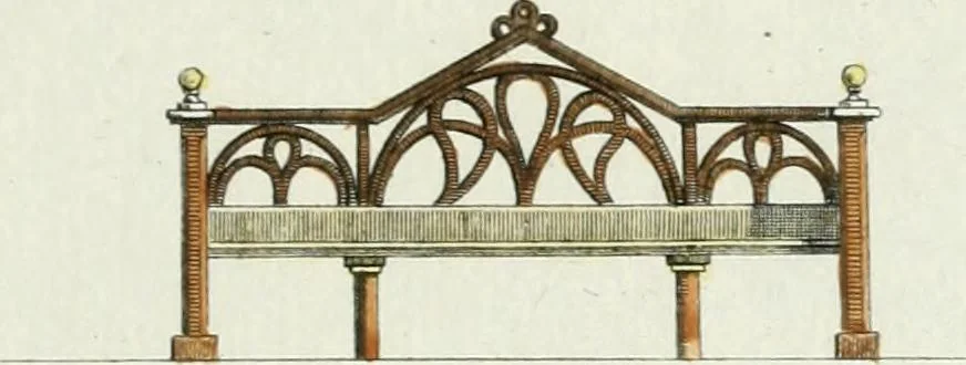 An illustration from Magazijn van tuin-sieraaden, of, Verzameling van modellen van aanleg en sieraad, voor groote en kleine lust-hoven, voorn amelijk van dezulke die, met weinig kosten, te maaken zijn, 1802, leaf 10
