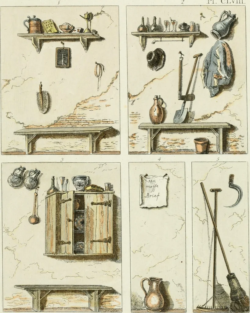 An illustration from Magazijn van tuin-sieraaden, of, Verzameling van modellen van aanleg en sieraad, voor groote en kleine lust-hoven, voorn amelijk van dezulke die, met weinig kosten, te maaken zijn, 1802, leaf 14