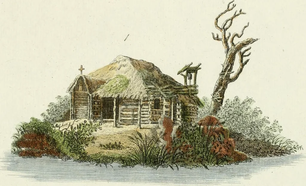 An illustration from Magazijn van tuin-sieraaden, of, Verzameling van modellen van aanleg en sieraad, voor groote en kleine lust-hoven, voorn amelijk van dezulke die, met weinig kosten, te maaken zijn, 1802, leaf 10
