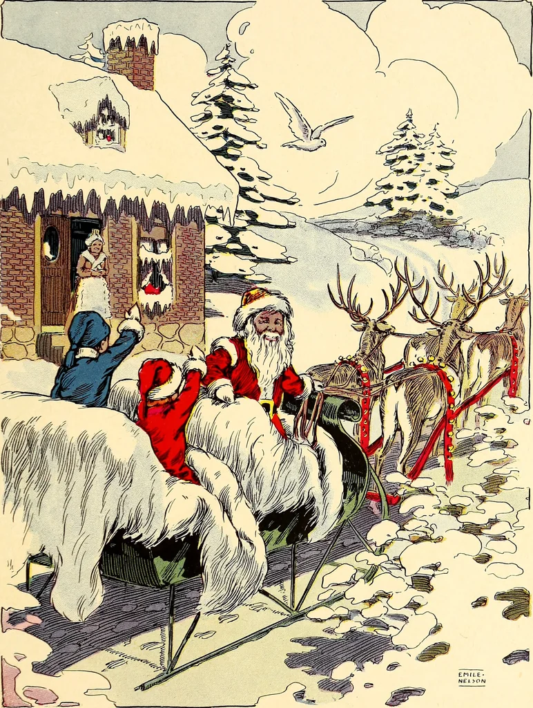 An illustration from The magic aeroplane; a fairy tale, 1911, leaf 104