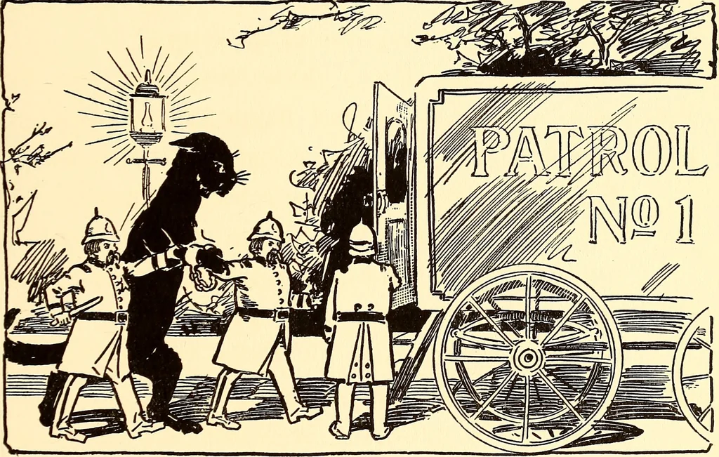 An illustration from The magic aeroplane; a fairy tale, 1911, leaf 78