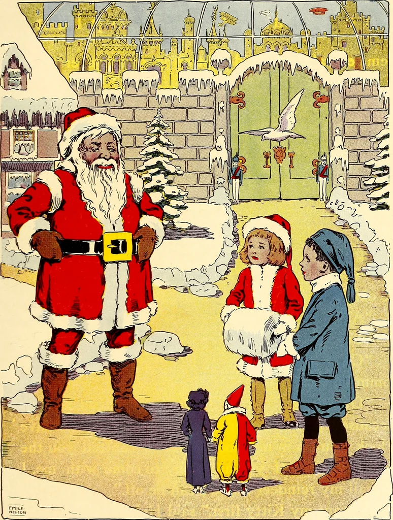An illustration from The magic aeroplane; a fairy tale, 1911, leaf 86