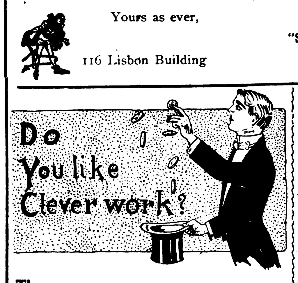 An illustration from Magical Bulletin Of The Magical Shop Of The West, January 1915 December 1917, 1917, leaf 164