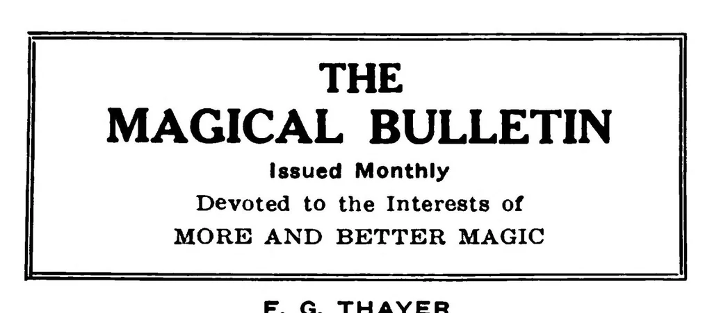 An illustration from Magical Bulletin Of The Magical Shop Of The West, January 1915 December 1917, 1917, leaf 197