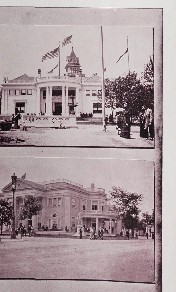 An illustration from The magic city : a massive portfolio of original photographic views of the great World's Fair and its treasures of art, including a vivid representation of the famous Midway Plaisance, 1894, leaf 258