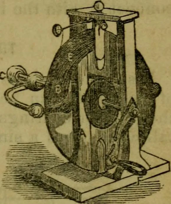 An illustration from The magician's own book, or The whole art of conjuring, 1862, leaf 146