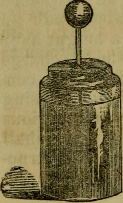 An illustration from The magician's own book, or The whole art of conjuring, 1862, leaf 147