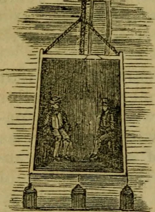 An illustration from The magician's own book, or The whole art of conjuring, 1862, leaf 171
