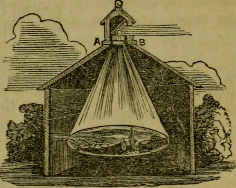 An illustration from The magician's own book, or The whole art of conjuring, 1862, leaf 180