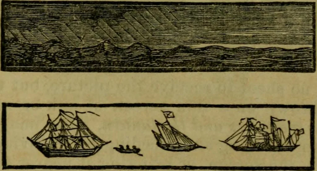 An illustration from The magician's own book, or The whole art of conjuring, 1862, leaf 182