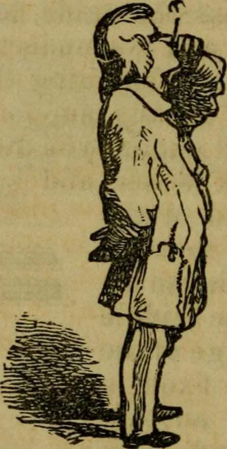 An illustration from The magician's own book, or The whole art of conjuring, 1862, leaf 203
