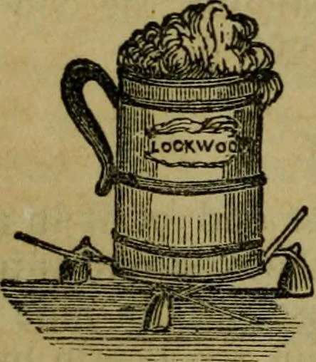 An illustration from The magician's own book, or The whole art of conjuring, 1862, leaf 203
